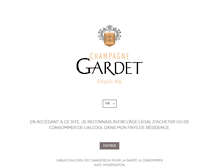 Tablet Screenshot of champagne-gardet.com